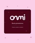 Karta prezentowa Onmi